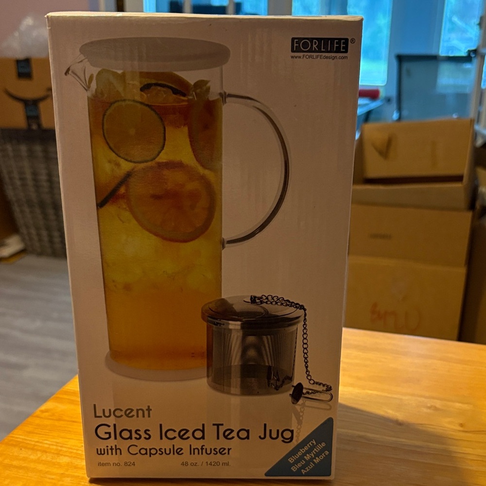 ForLife Lucent Glass Iced Tea Jug - Clear